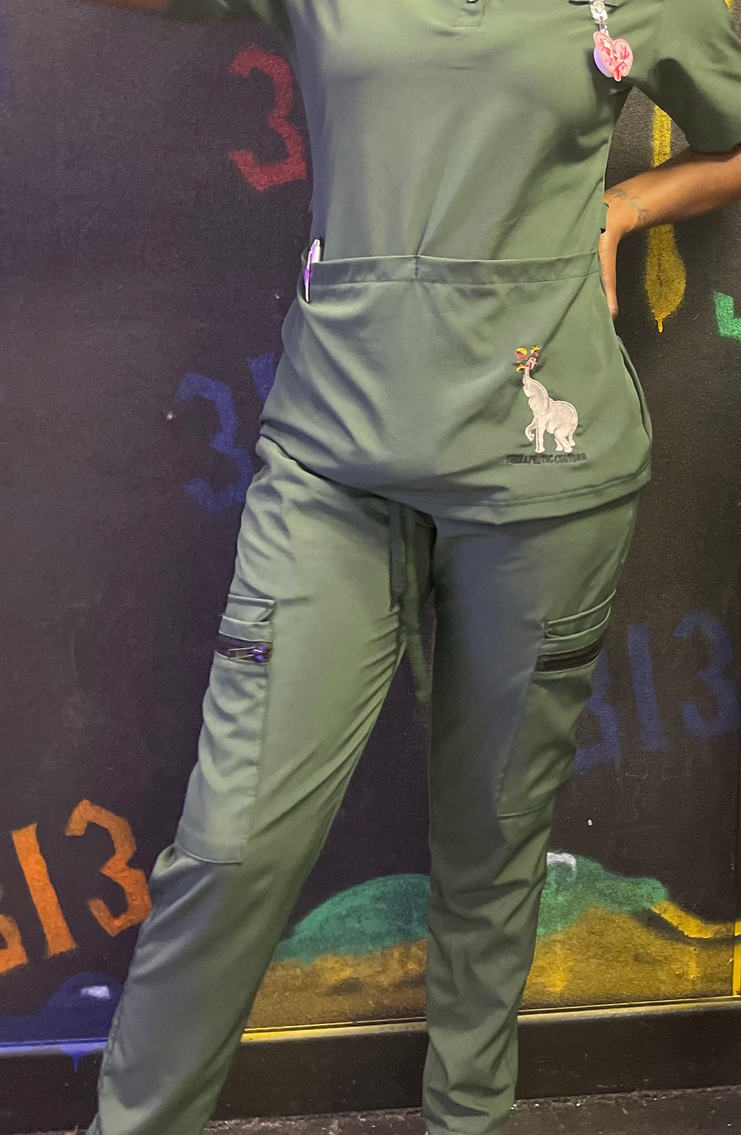 Jade' Jogger Set (Hunter Green)